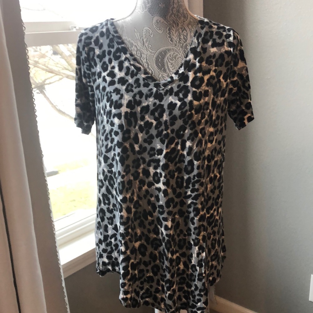 Animal print top